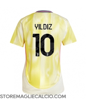 Juventus Kenan Yildiz #10 Maglia Gara Trasferta Repliche 2024-25 Donna
